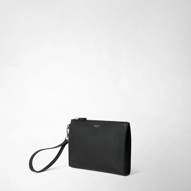 Serapian POCHETTE CON ZIP IN PELLE CACHEMIRE In Saldo