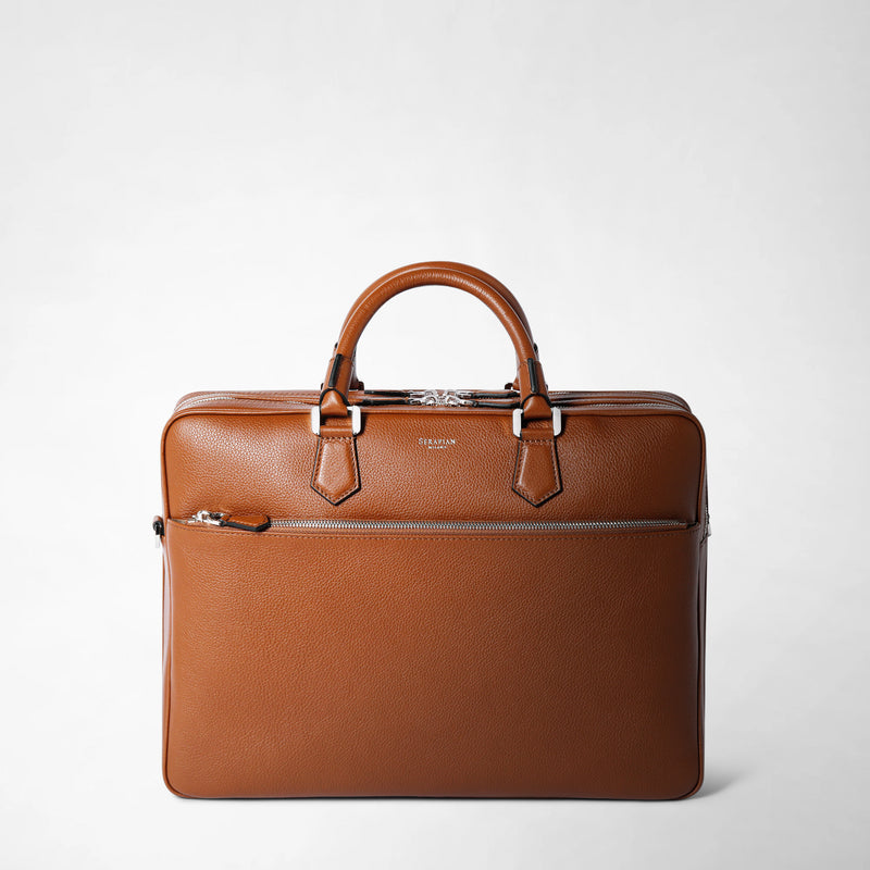 Serapian BORSA BUSINESS GRANDE IN PELLE CACHEMIRE Moda