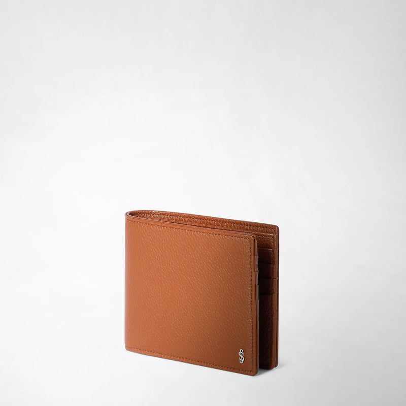 Serapian PORTAFOGLIO PER 4 CARTE CON PORTAMONETE IN PELLE CACHEMIRE Offerta speciale