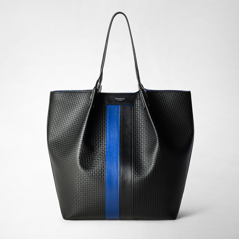Serapian VERTICAL SECRET TOTE BAG IN STEPAN Offerta per la Festa della Mamma