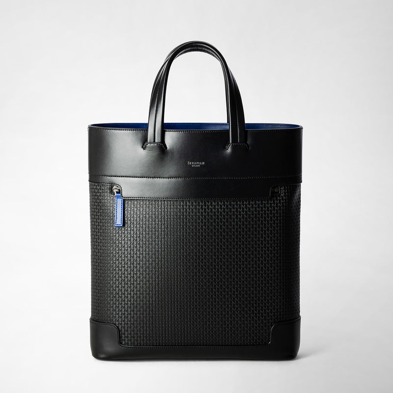 Serapian TOTE BAG VERTICALE IN STEPAN 72 Offerta Giorno del Papà