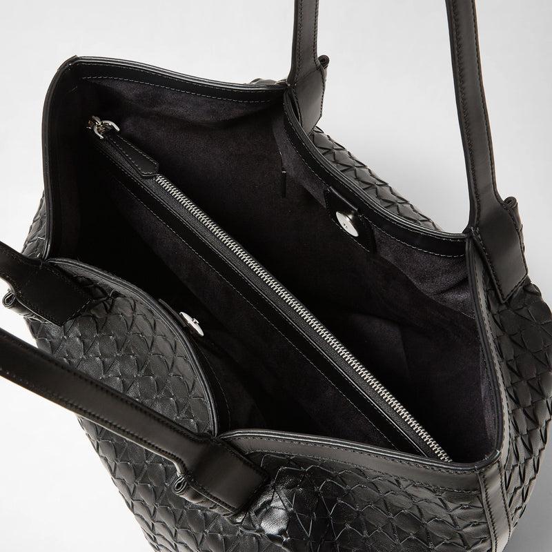 Serapian VERTICAL SECRET TOTE BAG IN MOSAICO Smaltimento dello stoccaggio