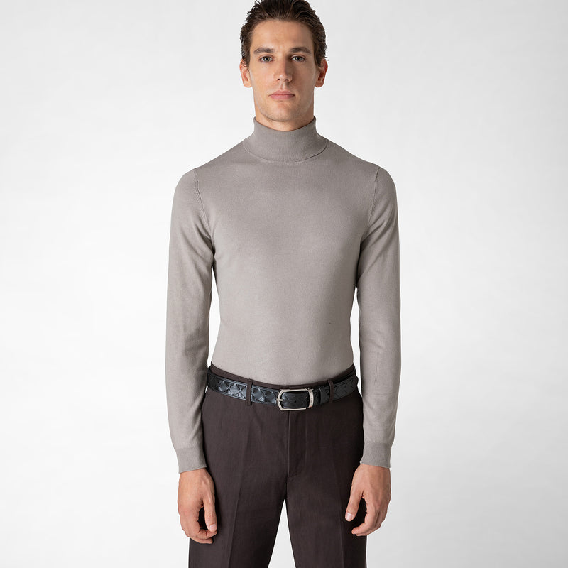 Serapian Belt in mosaico black Offerta temporanea
