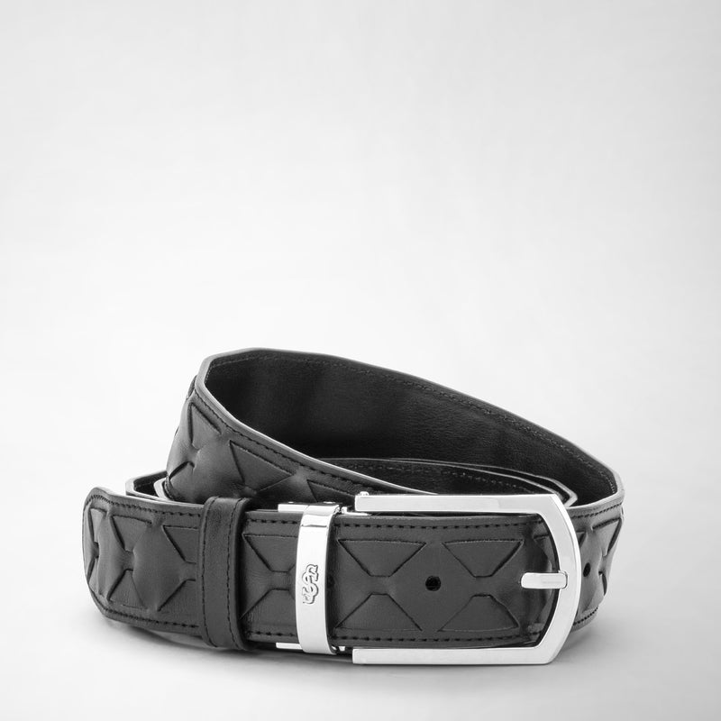 Serapian Belt in mosaico black Offerta temporanea