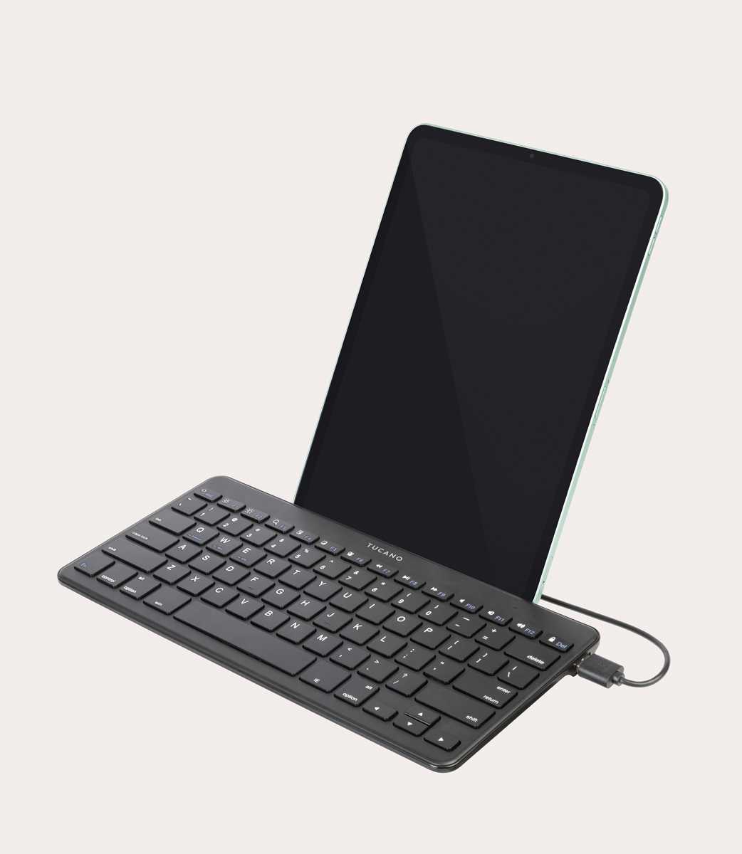 Tucano Tastiera per tablet con stand e cavo Type-C e Micro-USB Vendite Flash