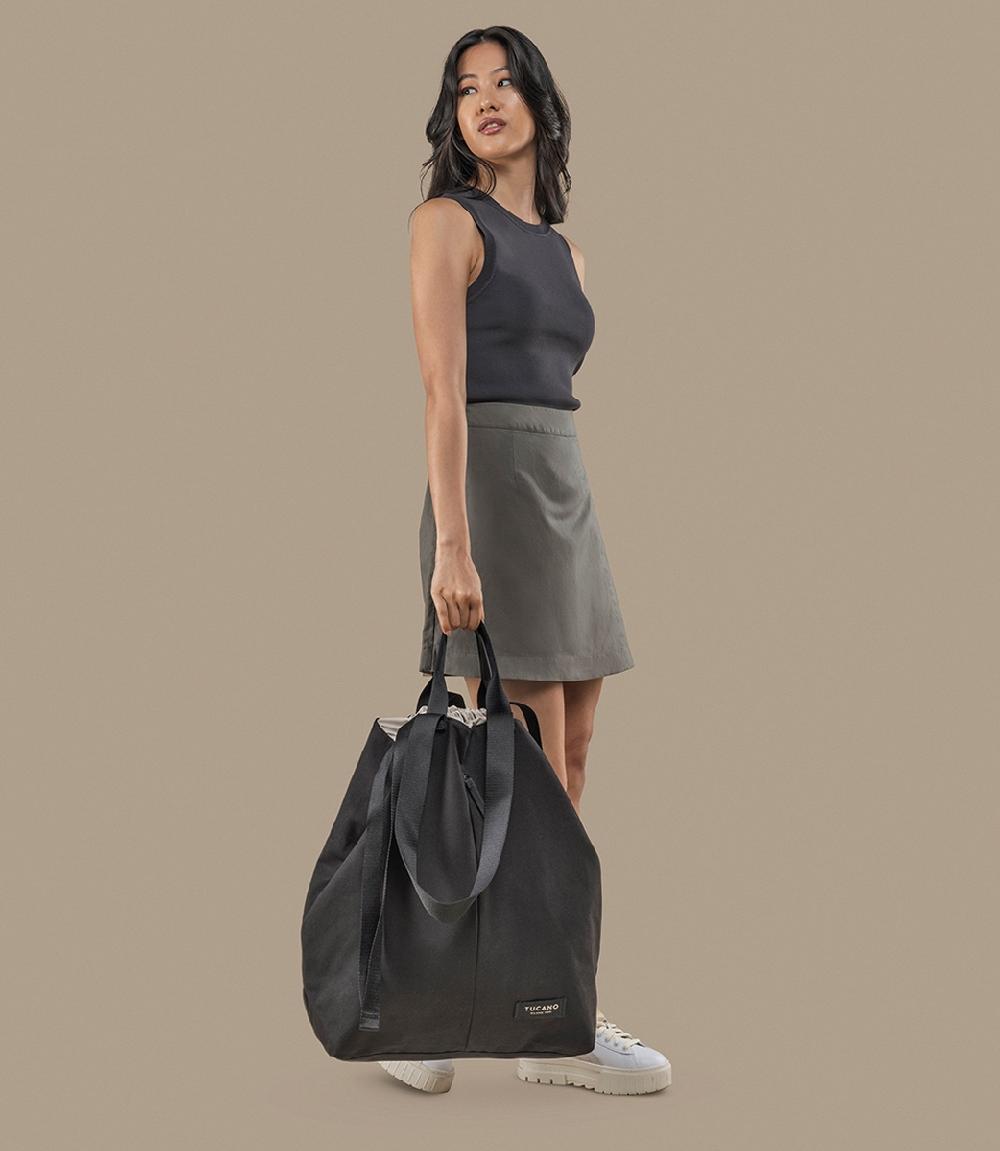 Tucano Borsa shopper verticale in canvas Affare Del Giorno