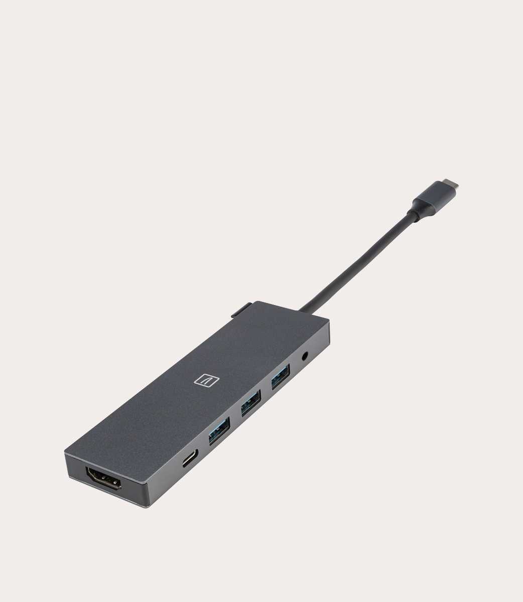Tucano Hub type-C 6-in-1 con 1 HDMI + 3 USB 3.0 + 1 USB-PD + Audio 3.5 mm Hotsell