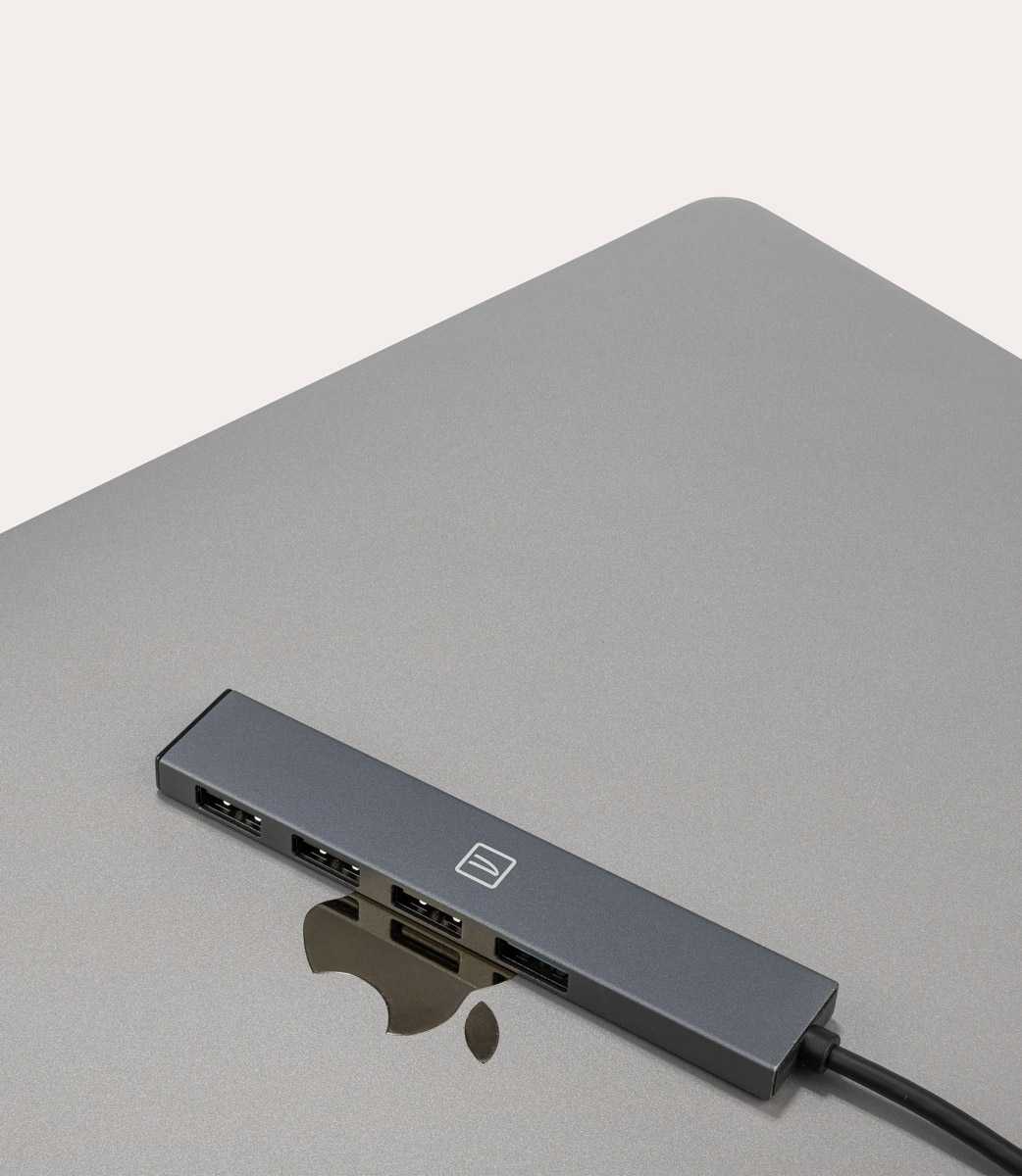 Tucano Hub type-C 4-in-1 con 1 USB 3.0 + 3 USB 2.0 Vendita Economica