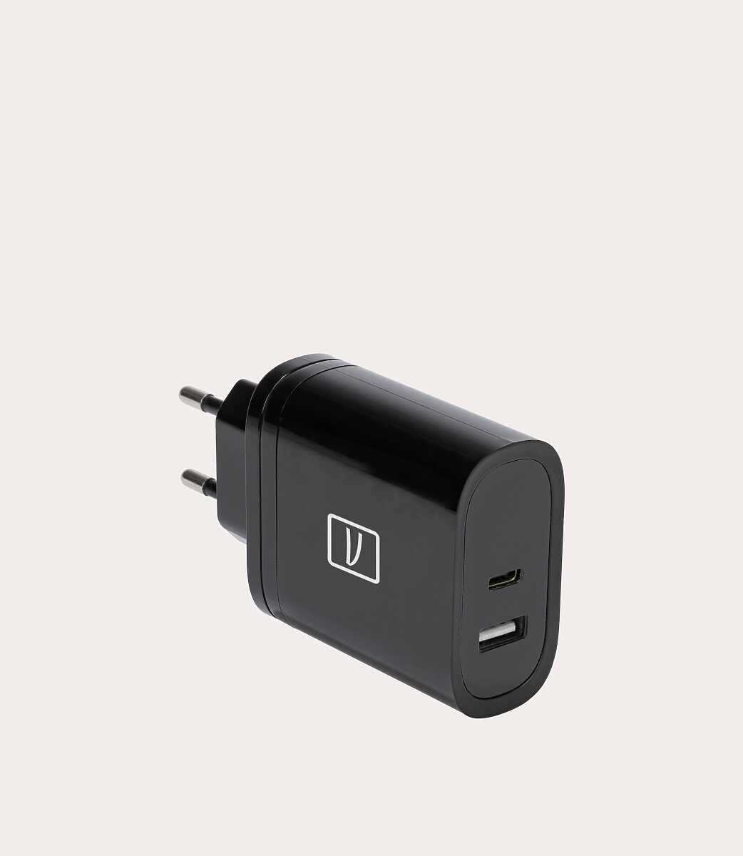 Tucano Doppio caricabatteria da parete USB-A/USB-C GaN da 65W Negozio