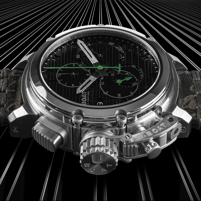 U Boat CHIMERA 46MM CHRONO SS NERO Prezzo Ridotto