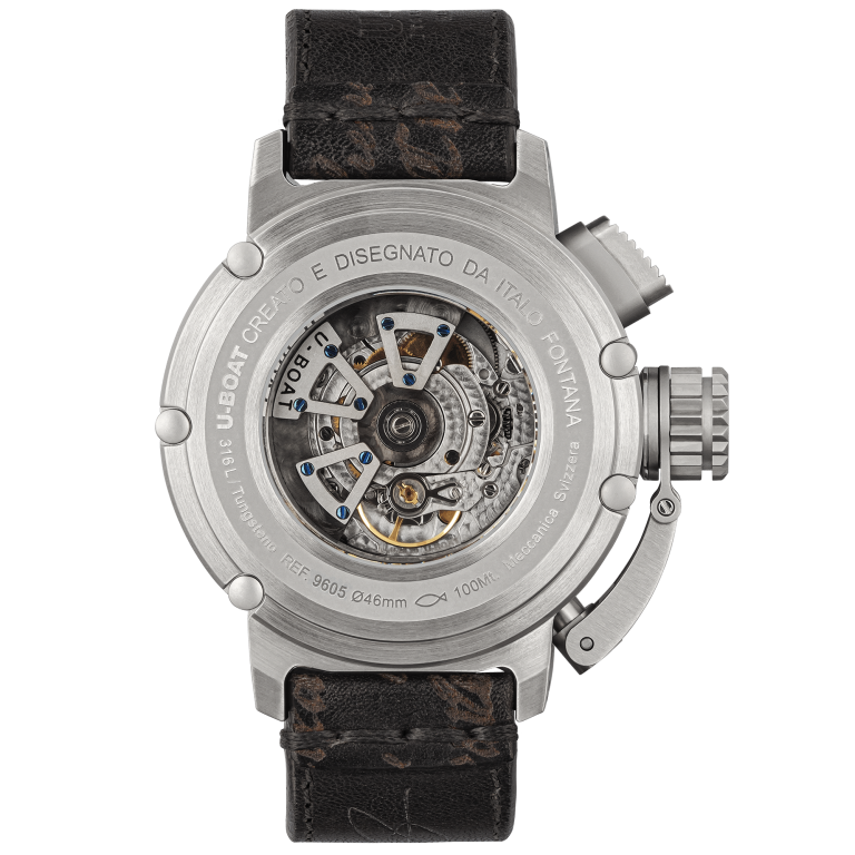 U Boat CHIMERA 46MM SS NERO Convenienza