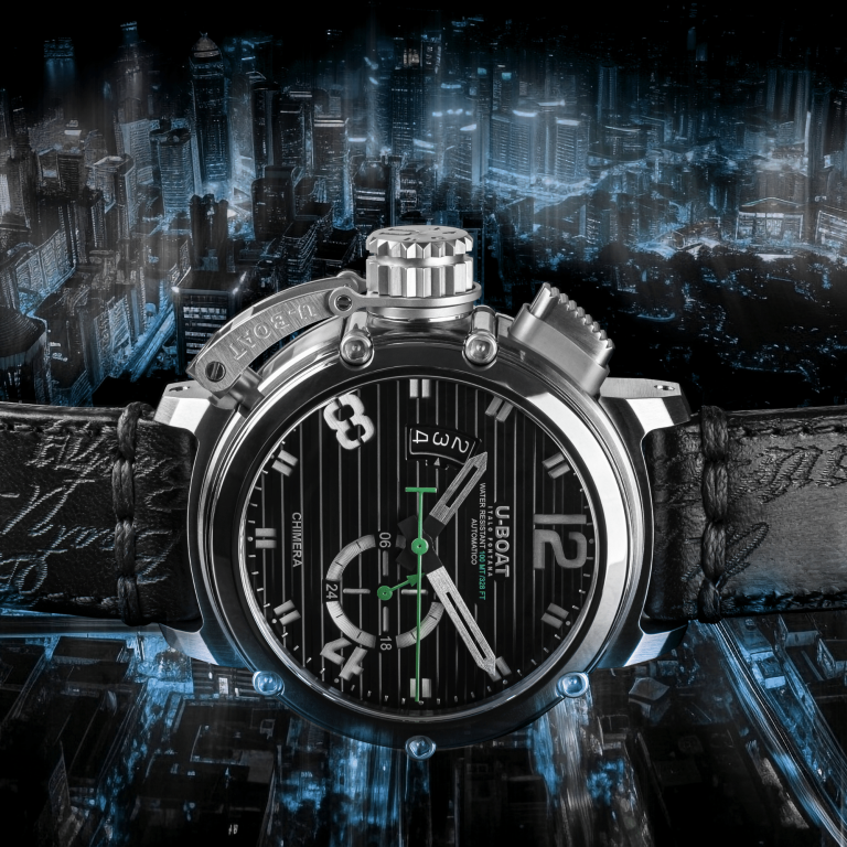 U Boat CHIMERA 46MM SS NERO Convenienza