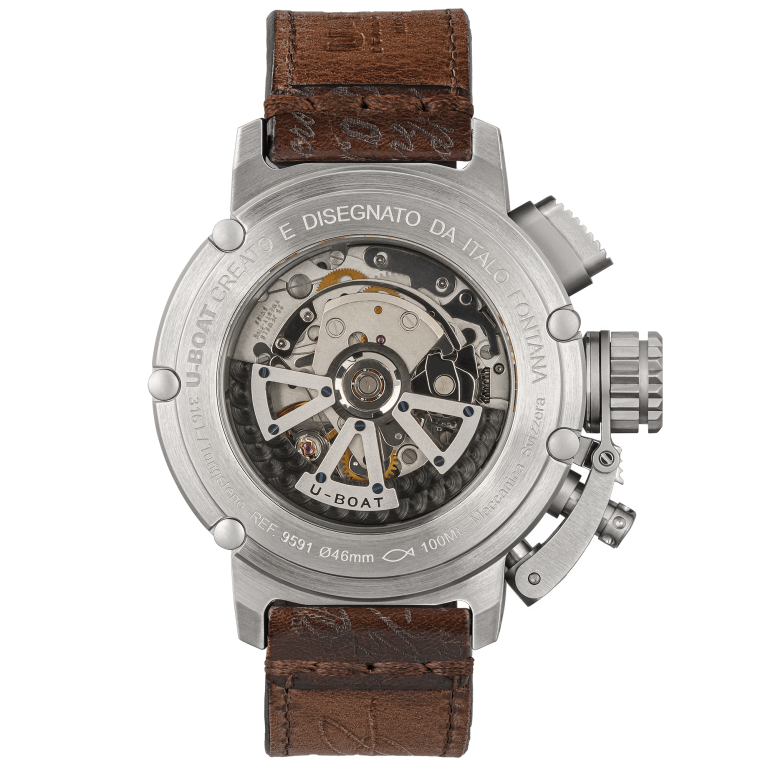 U Boat CHIMERA 46MM CHRONO SS VERDE Sconto