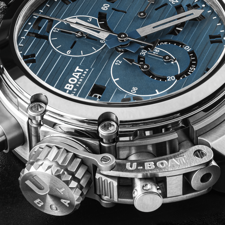 U Boat CHIMERA 46MM CHRONO SS BLU Economico