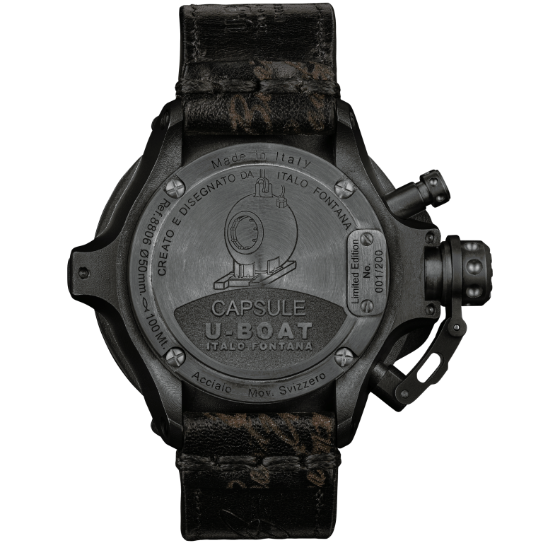 U Boat CAPSULE 50MM PVD BK BL Saldi