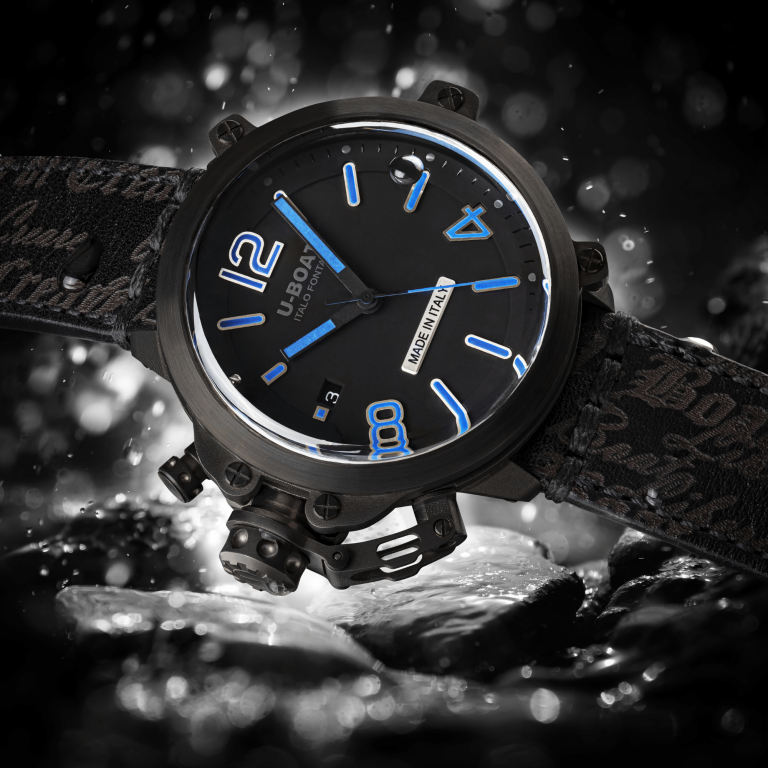 U Boat CAPSULE 45MM PVD BK BL Vendita Calda