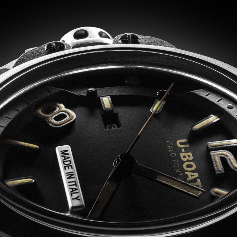 U Boat CAPSULE 45MM SS BK BE Vendita Economica