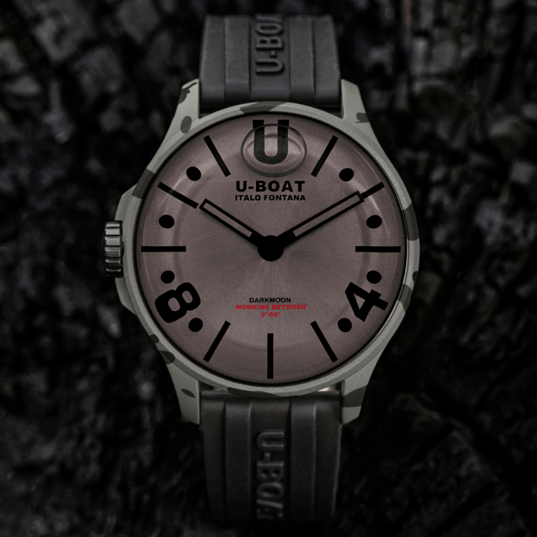 U Boat DARKMOON 40 MM BK GREY CURVED CAMOUFLAGE Vendite Flash
