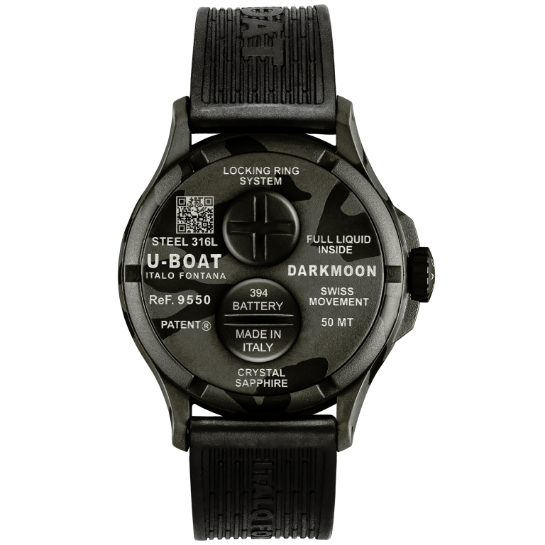 U Boat DARKMOON 44 MM BK GREY CURVED CAMOUFLAGE Offerta esclusiva