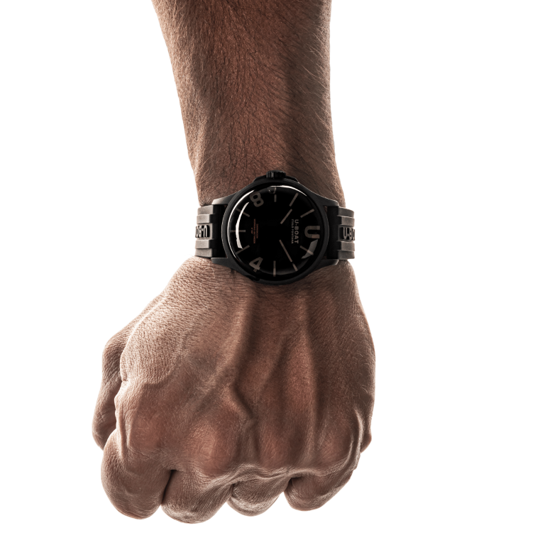 U Boat DARKMOON 40 MM BK BLACK CURVED PVD In Saldo