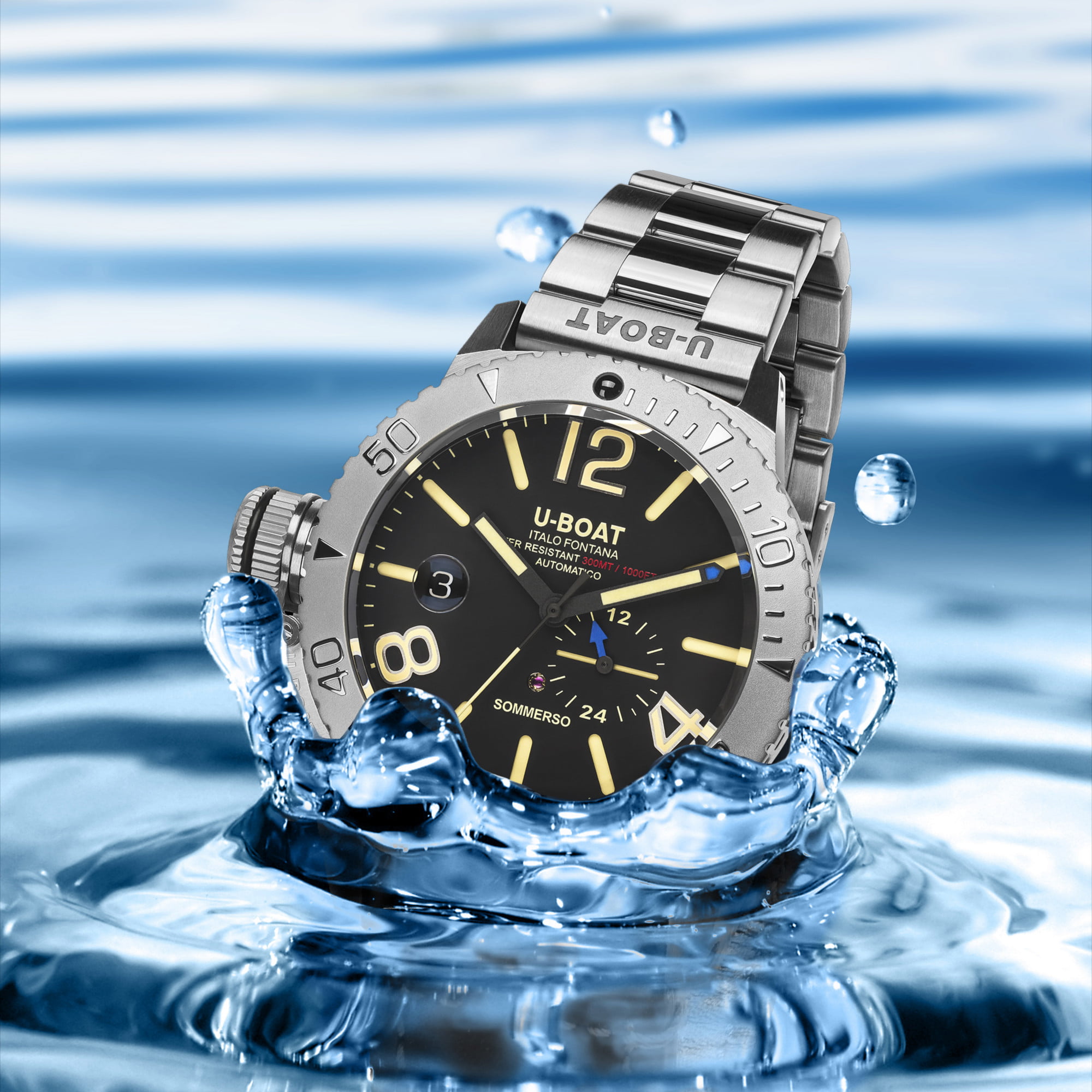 U Boat SOMMERSO/A BRACELET 46MM Nuovo
