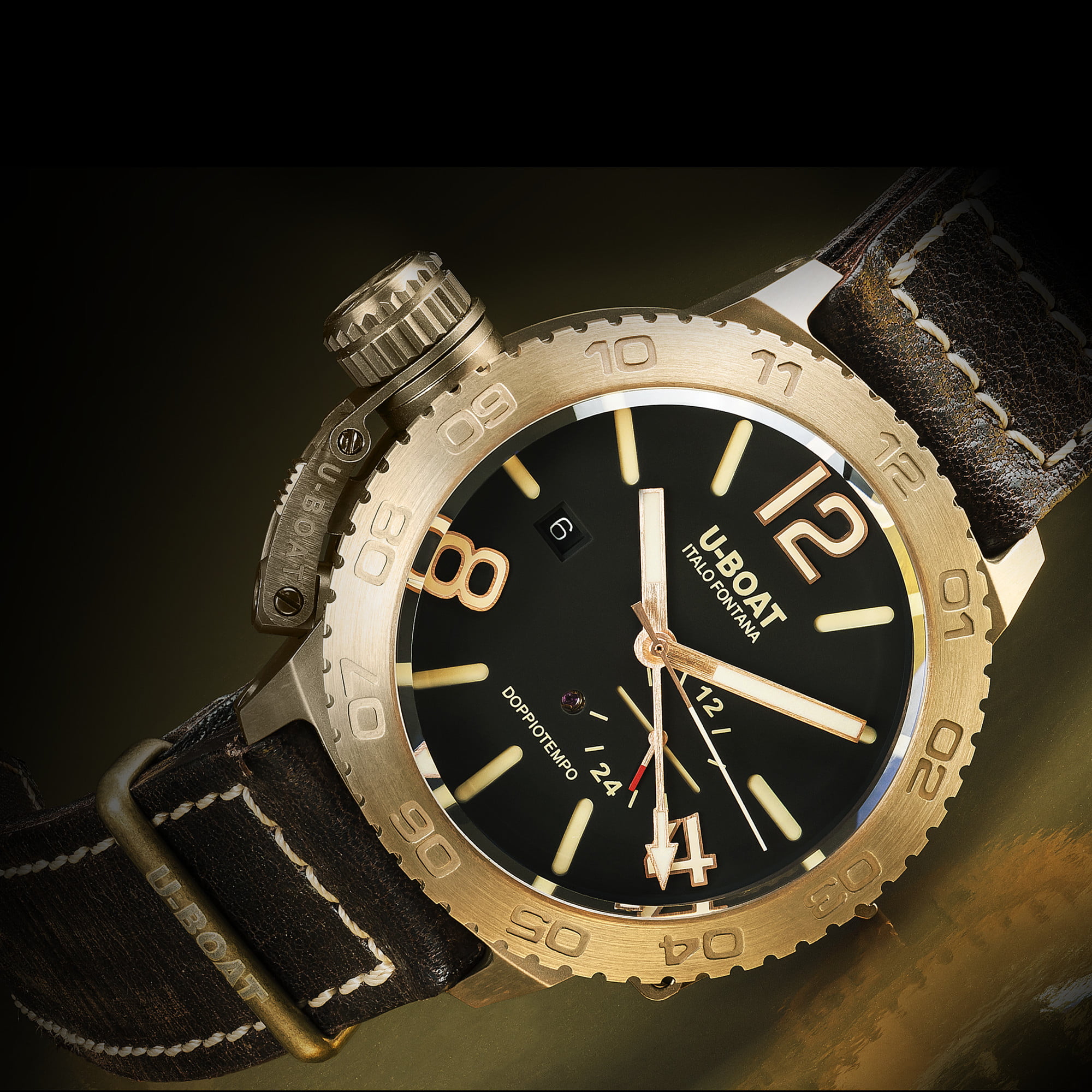 U Boat DOPPIOTEMPO 46MM BRONZO BR Promozione
