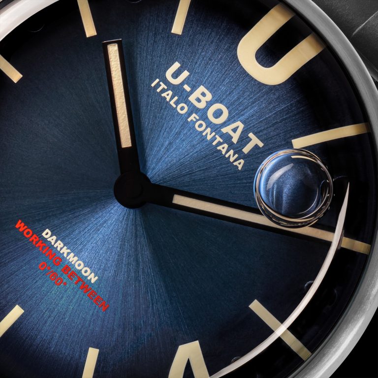 U Boat DARKMOON 44MM BLUE SS SOLEIL Spedizione Gratuita