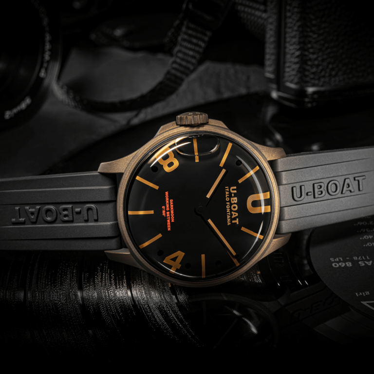U Boat DARKMOON 44 MM BK BROWN VINTAGE Saldi Di Fabbrica