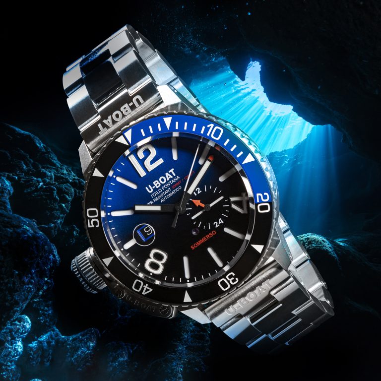 U Boat SOMMERSO CERAMIC BLUE/MT Moda