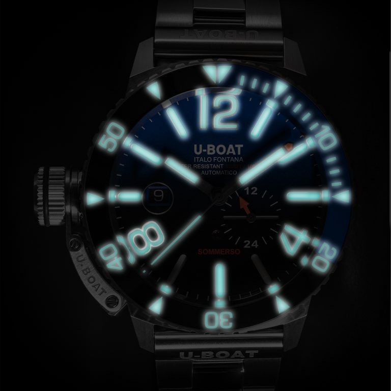 U Boat SOMMERSO CERAMIC BLUE/MT Moda
