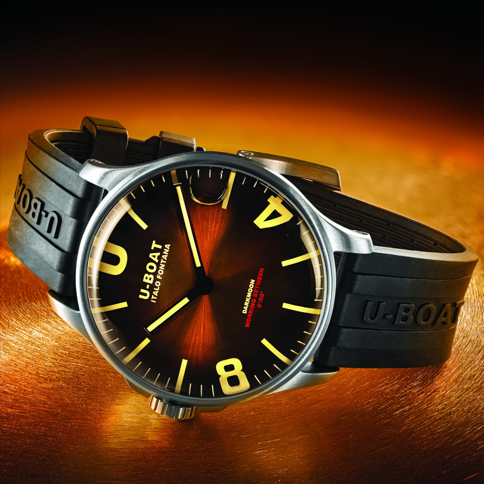 U Boat DARKMOON 44MM BROWN SS SOLEIL Vendita