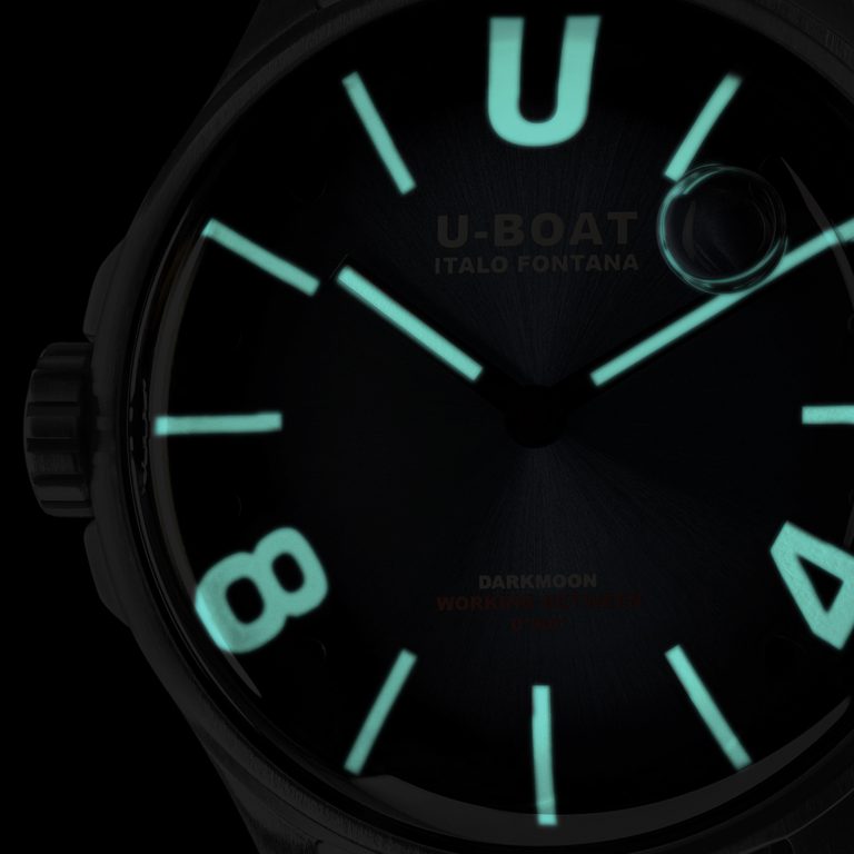 U Boat DARKMOON 40 MM BLUE SS Sottocosto