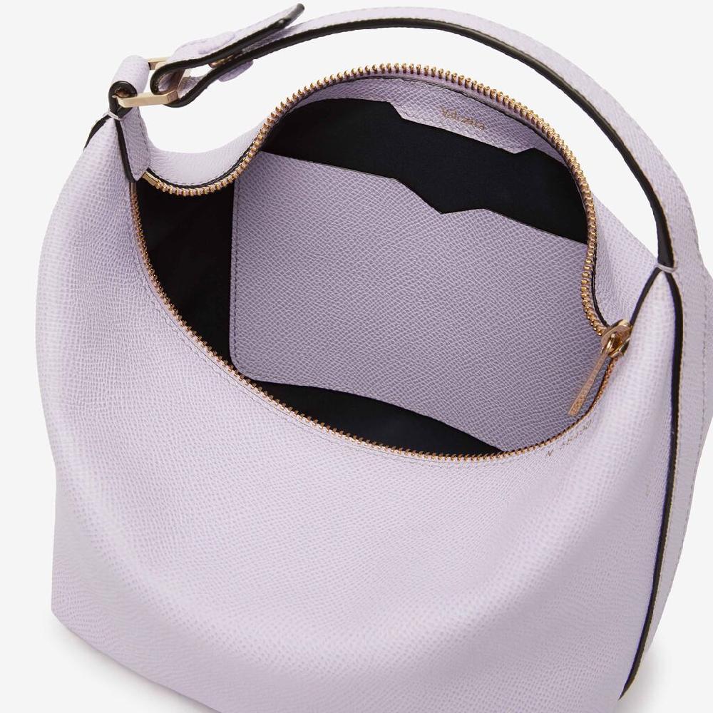 Valextra Borsa da Donna Mochi Mini di Lusso in Pelle Lilla | Valextra Sottocosto