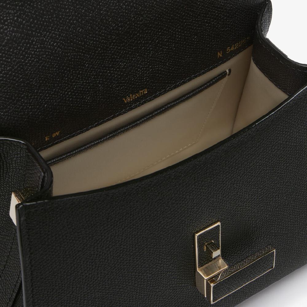 Valextra Borsa a mano Mini in Pelle Nera | Valextra Iside In Vendita