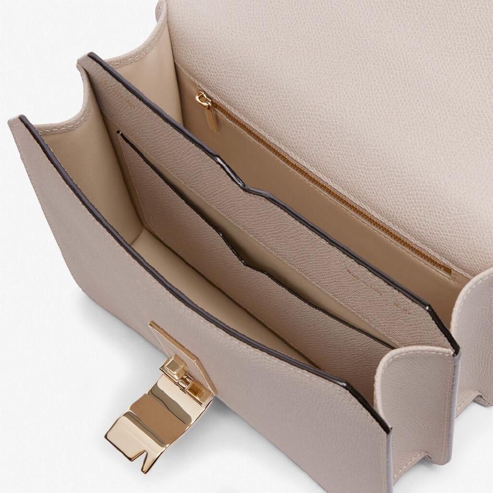Valextra Borsa a tracolla Media in Pelle Rosa Nude | Valextra NoLo Vendita Calda