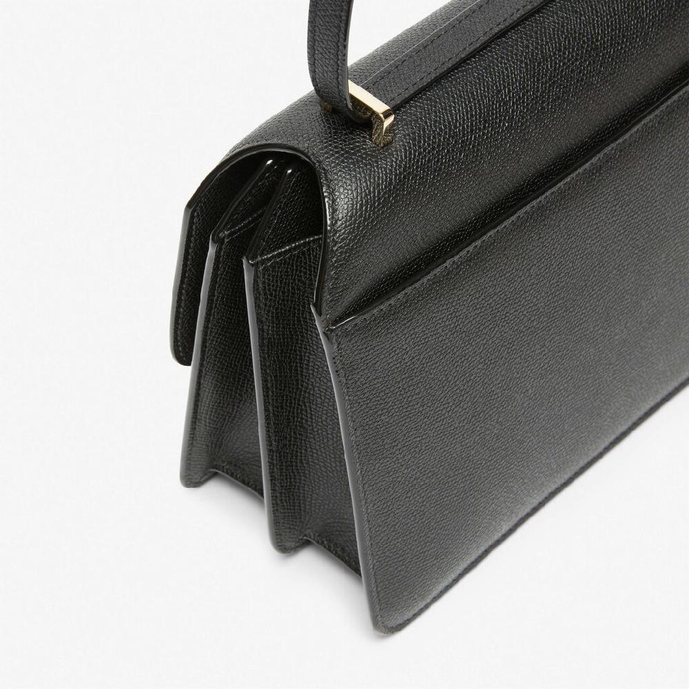 Valextra Borsa a spalla Media in Pelle Nera | Valextra NoLo Saldi Di Fabbrica