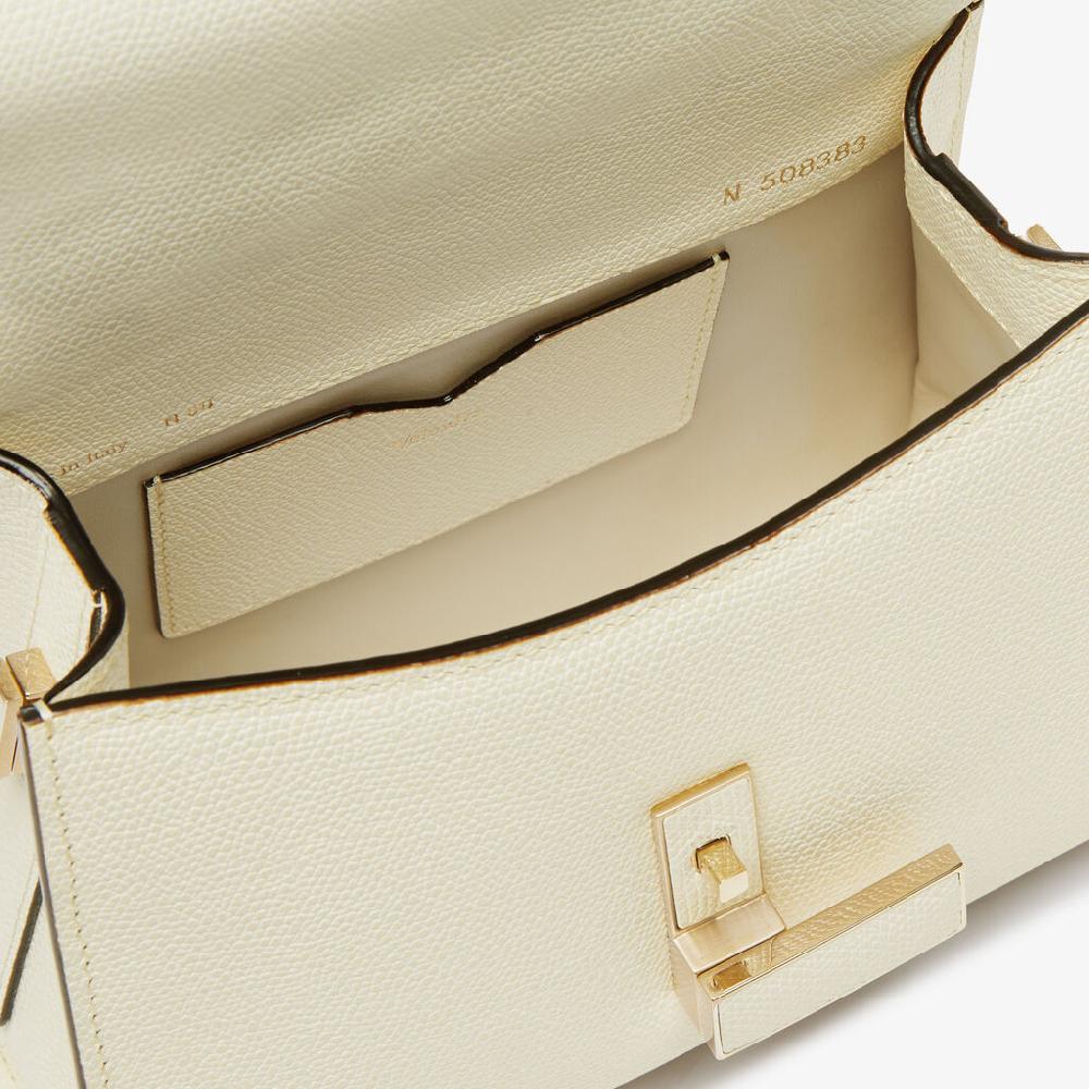 Valextra Borsa a mano Micro in Pelle Bianca | Valextra Iside I Più Venduti