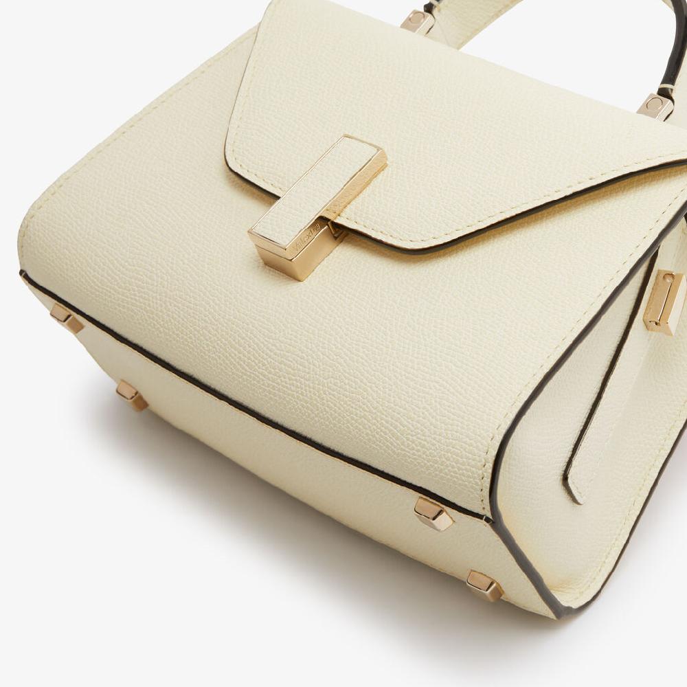 Valextra Borsa a mano Micro in Pelle Bianca | Valextra Iside I Più Venduti