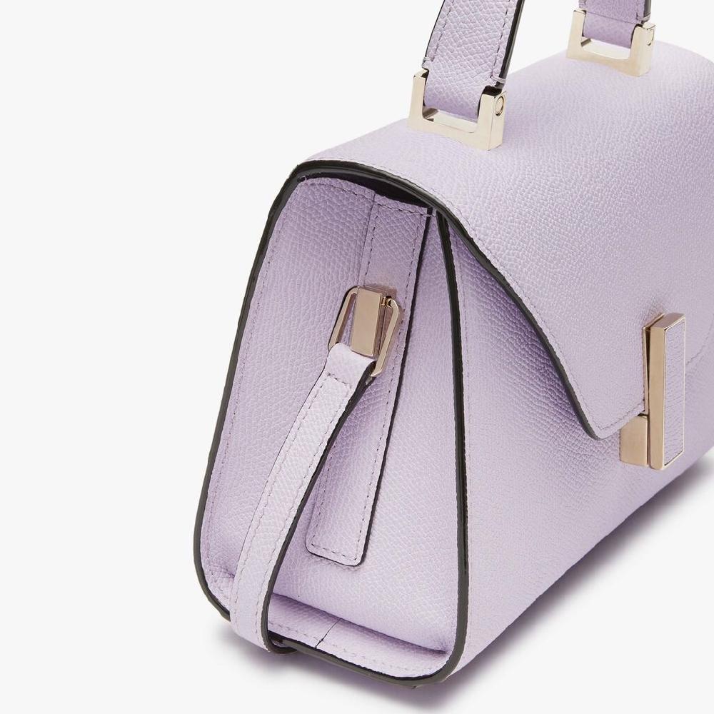 Valextra Borsa a tracolla Donna di Lusso in Pelle Lilla | Valextra Iside Vendite Flash