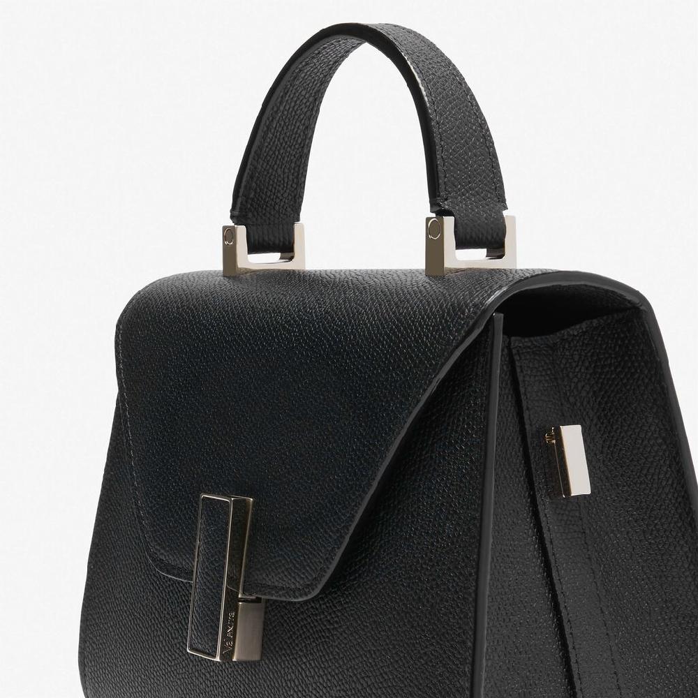 Valextra Borsetta piccola Micro in Pelle Nera | Valextra Iside In Saldo