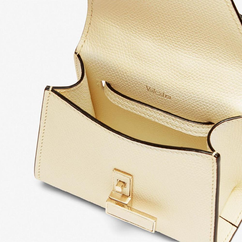 Valextra Borsa da cintura in pelle bianca con tracolla | Valextra Iside Qualità