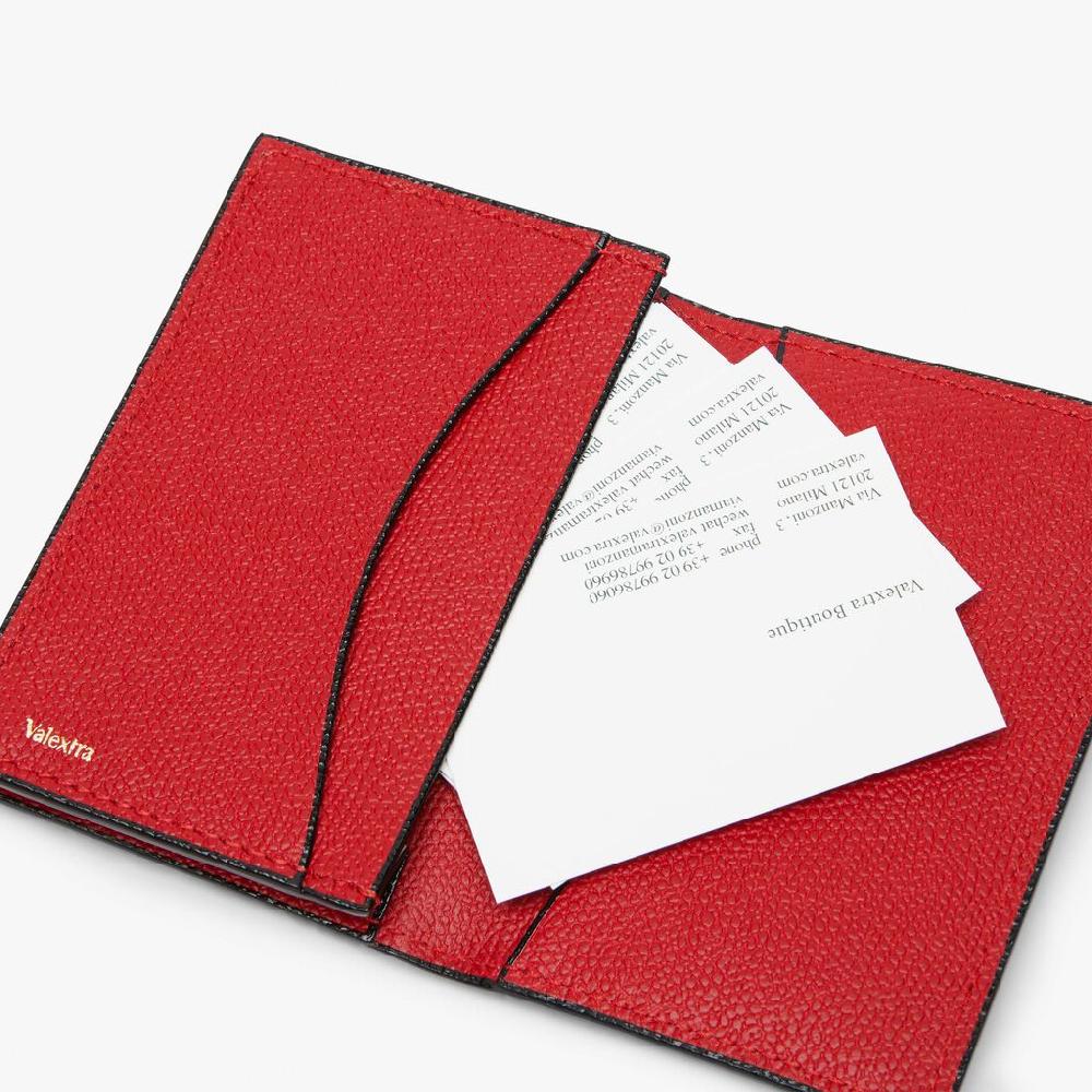Valextra Portatessere in Pelle Rossa | Valextra Promozione