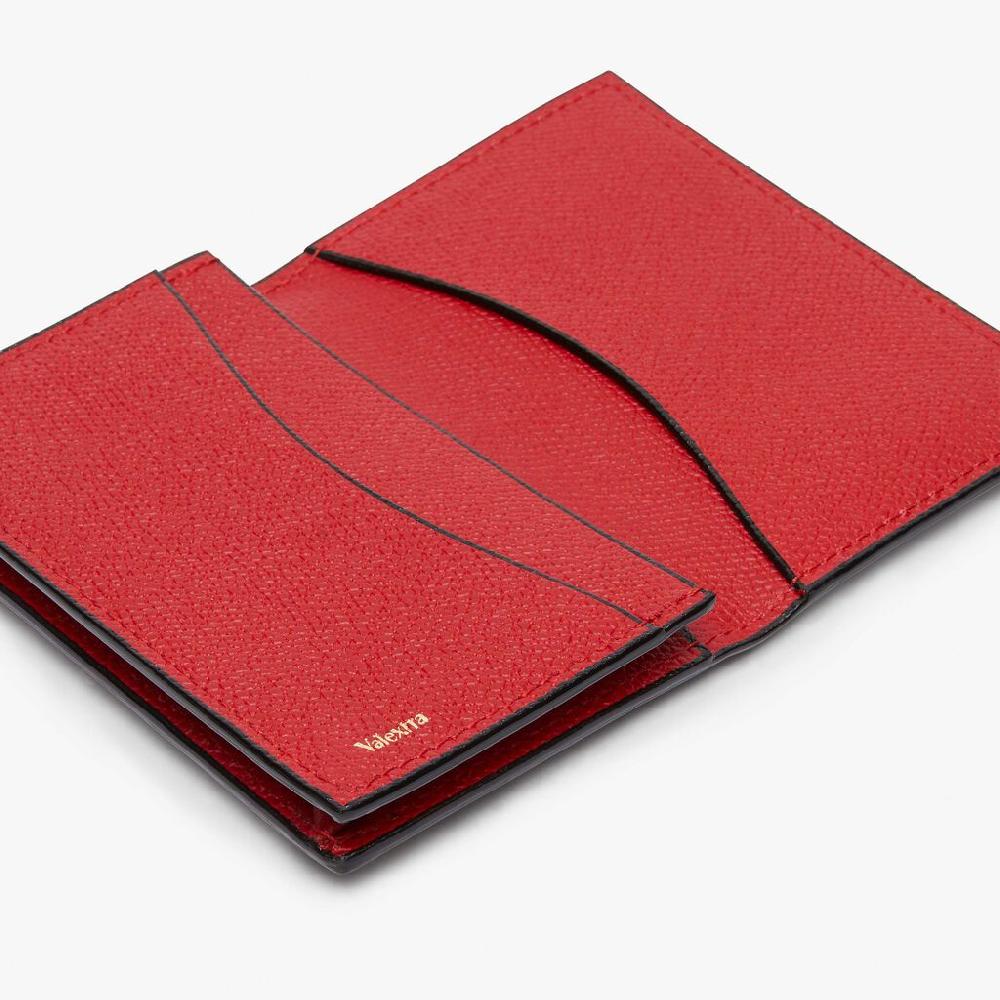 Valextra Portatessere in Pelle Rossa | Valextra Promozione
