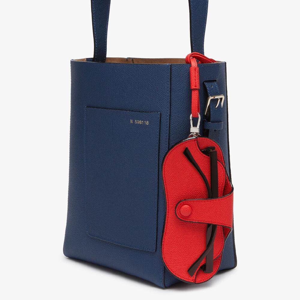 Valextra Porta occhiali da Donna con tracolla in Pelle Rossa | Valextra Acquista Ora