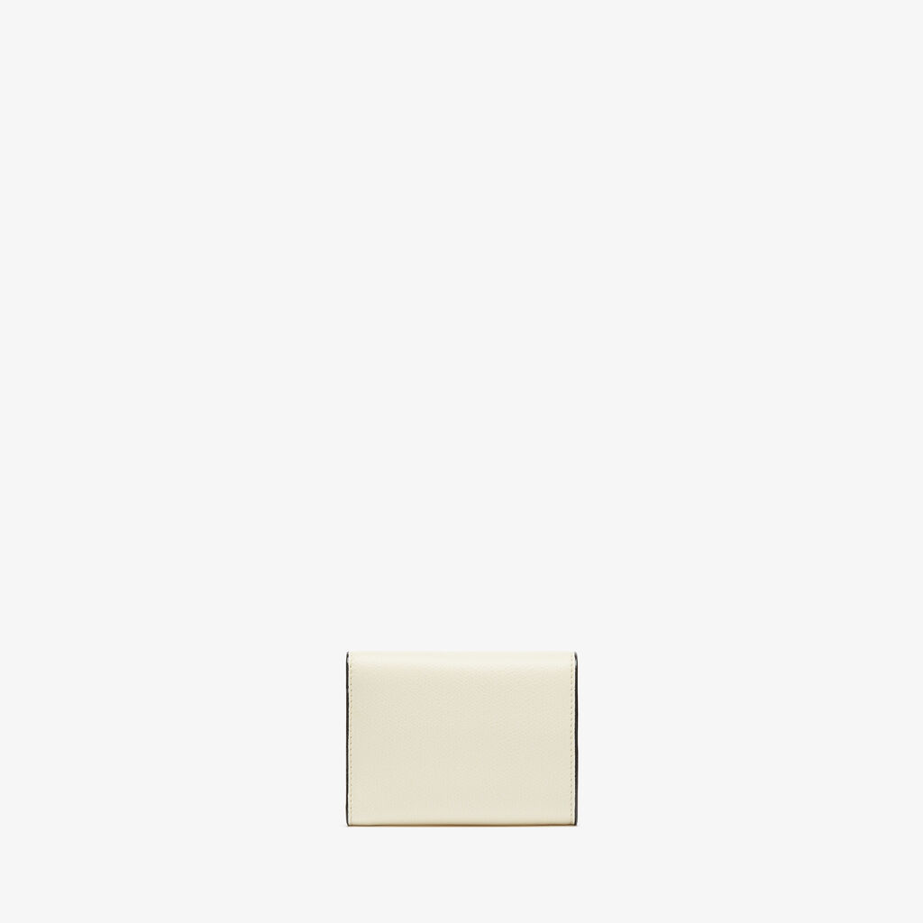 Valextra Portafoglio piccolo di Lusso in Pelle Bianca | Valextra Pocket Sconto