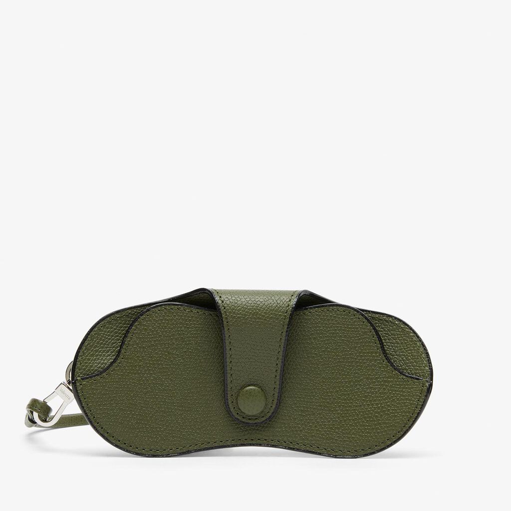 Valextra Custodia occhiali in Pelle Verde Militare | Valextra Moda