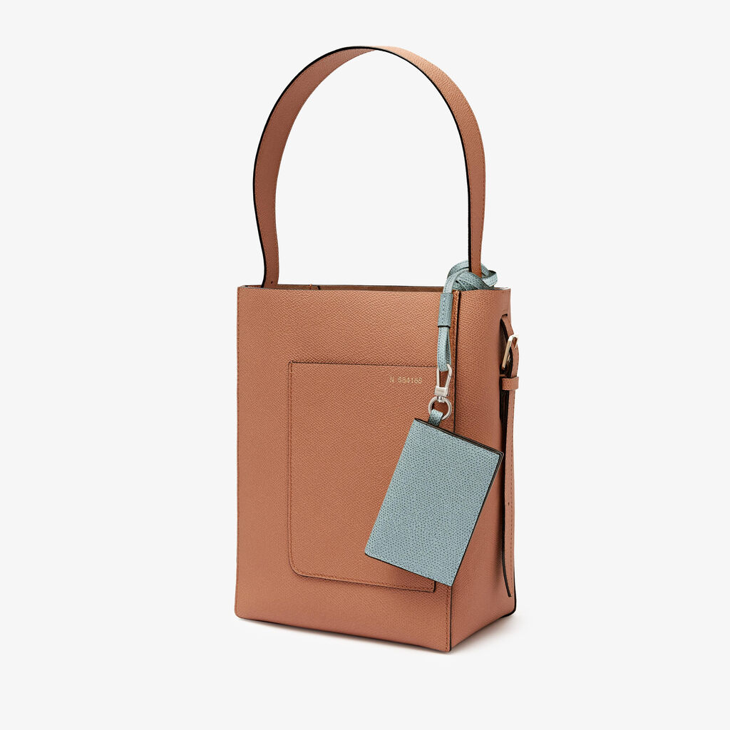 Valextra Porta carte con laccio Donna in Pelle Azzurra cerulea | Valextra 2025