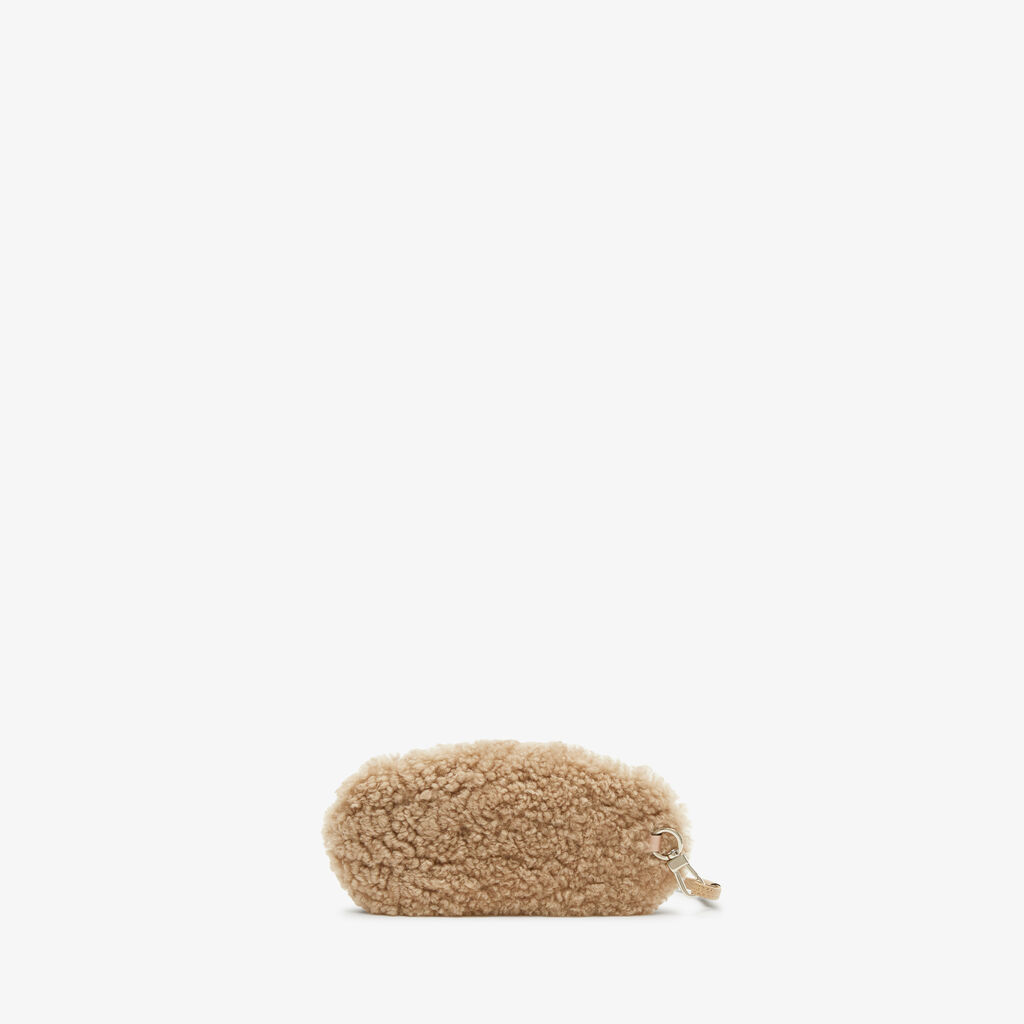 Valextra Custodia per occhiali Orso di Lusso in Shearling Beige Fino Al -60%