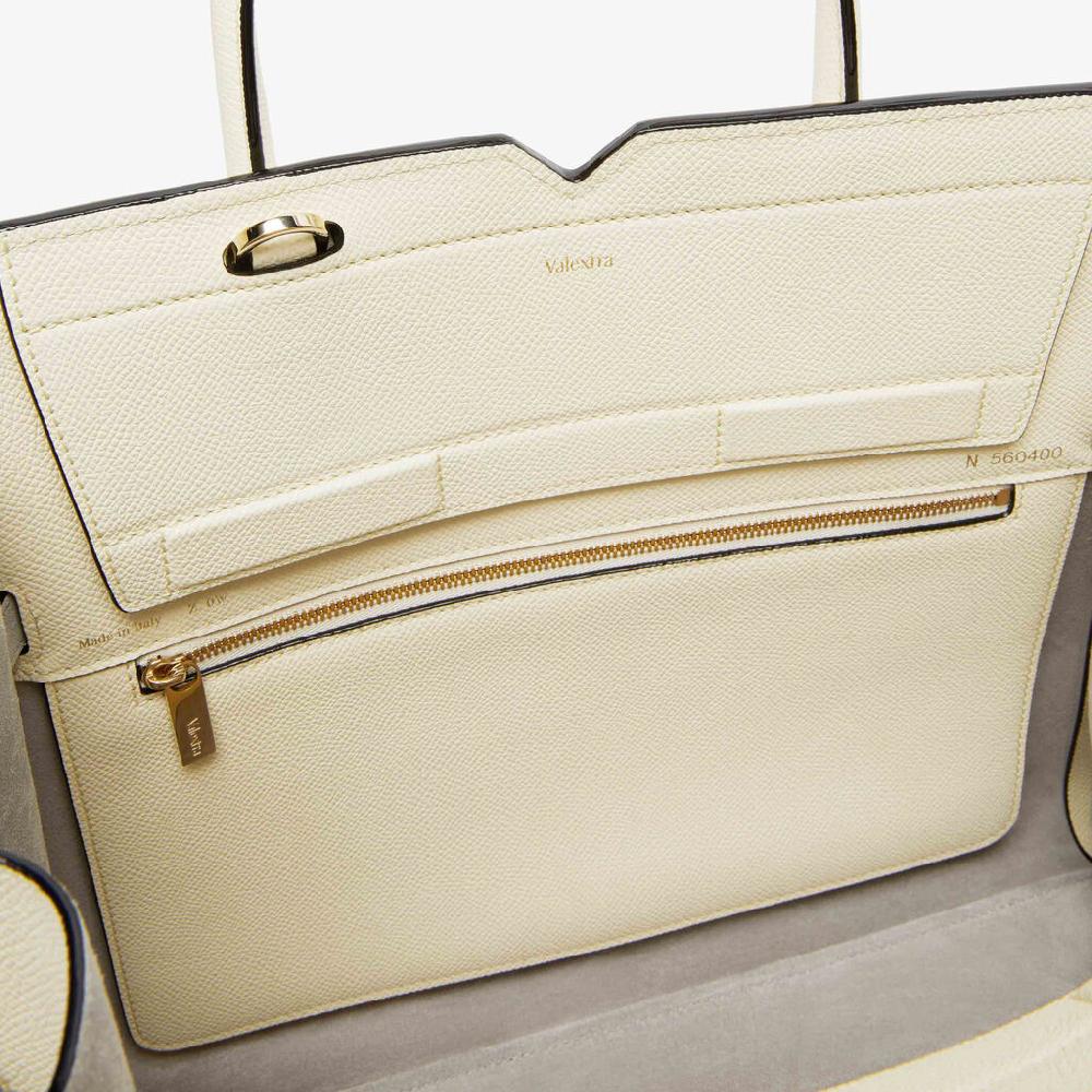 Valextra Borsa a mano da Donna Media Bianca di Lusso | Valextra Prezzo Ridotto