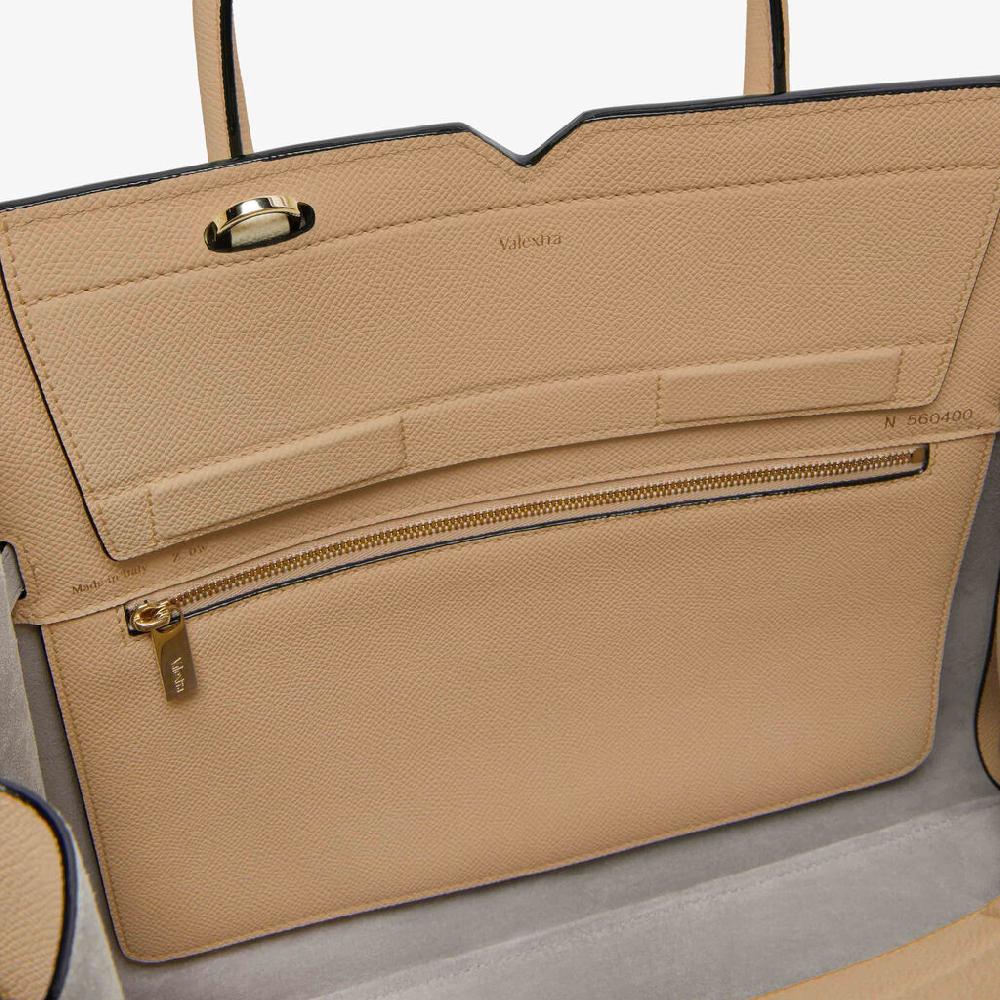 Valextra Borsa a mano da Donna Media Beige di Lusso | Valextra Convenienza